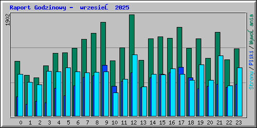 Raport Godzinowy -  wrzesień 2025