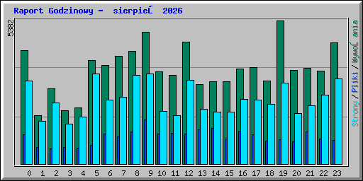 Raport Godzinowy -  sierpień 2026